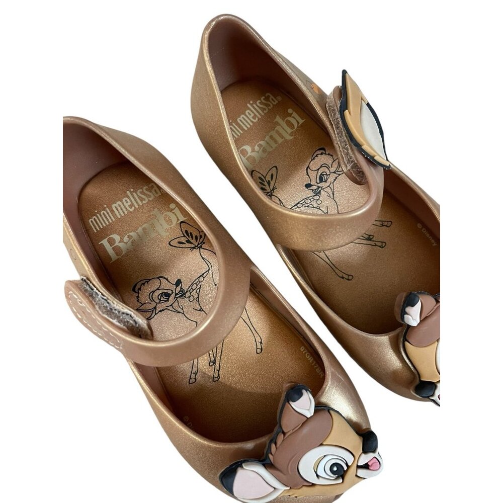 Mini Melissa Disney Bambi Sandals Toddler Size 8 - Picture 5 of 9